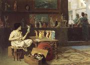 Jean-Leon Gerome Painting Breathes Life Into Sculpture oil painting artist